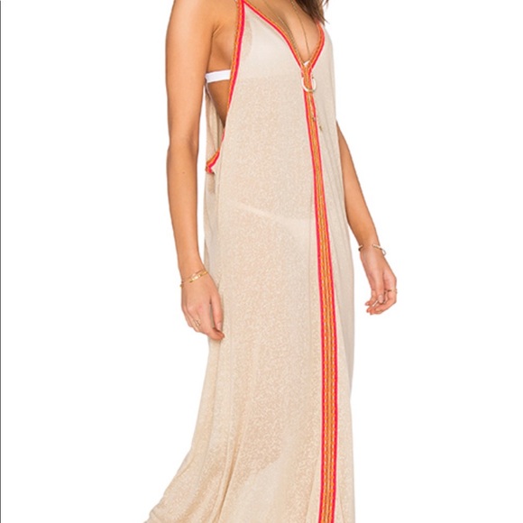 Pitusa sundress in nude. - Picture 2 of 5